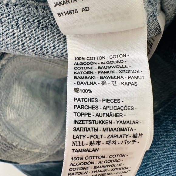 Levi's Made & Crafted boyfriend trucker denim blue jean 100% cotton jacket - Picture 4 of 13